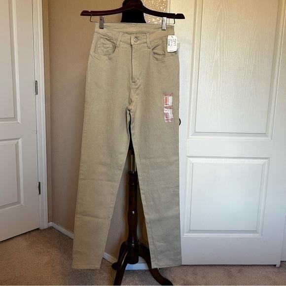 NWT Vintage Original Jordache High Waisted Straight Leg Stretch Jeans‎ Size 8 - Picture 1 of 6